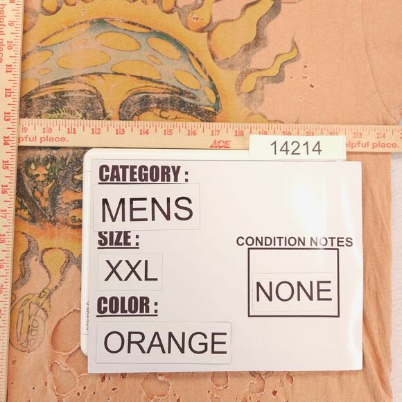 Sublime Band Short Sleeve Crew Neck Graphic T Shirt Mens Size 2XL Orange - Picture 8 of 10